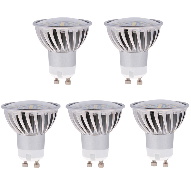 AC 85-265V, MR16 GU10 LED Bulb, 4.8 Watts, 50W Equivalent, 5-Pack